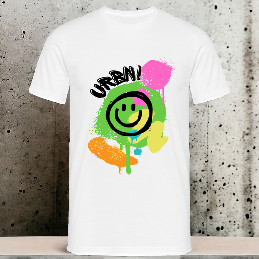 White URBN! Graffiti T-Shirt